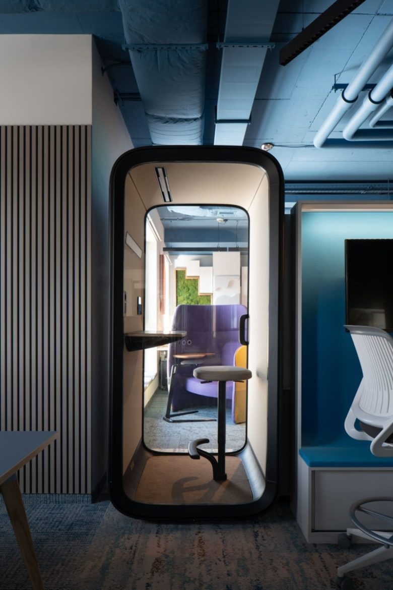 Акустическая телефонная кабина для звонков Delight Showroom