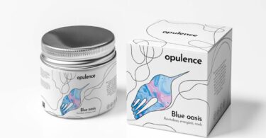 Баночка и коробка продукции Opulence body cream