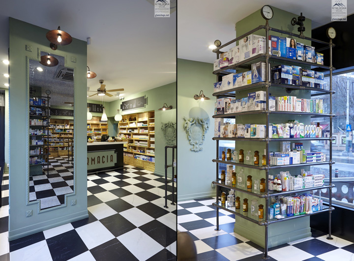 Интерьер аптеки Farmacia Concept Store
