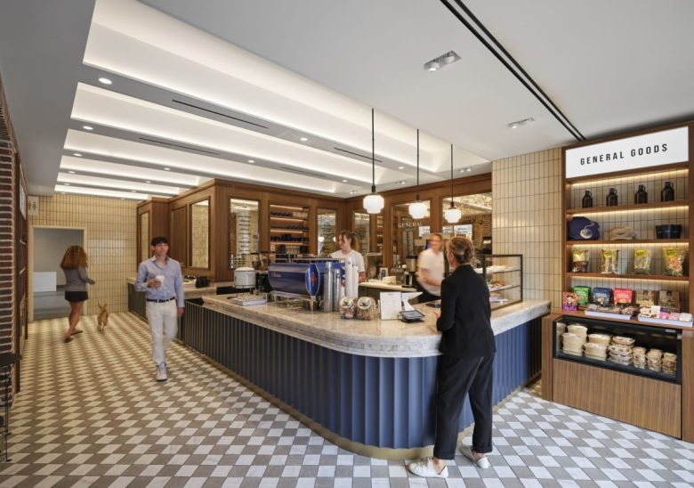 Кофейный бар и зона General Goods Opella Offices