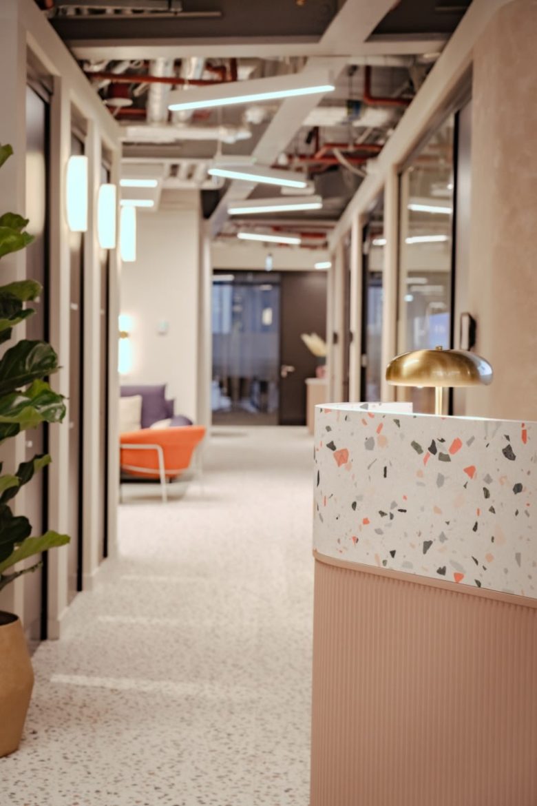 Коридор коворкинга Huckletree Bishopsgate