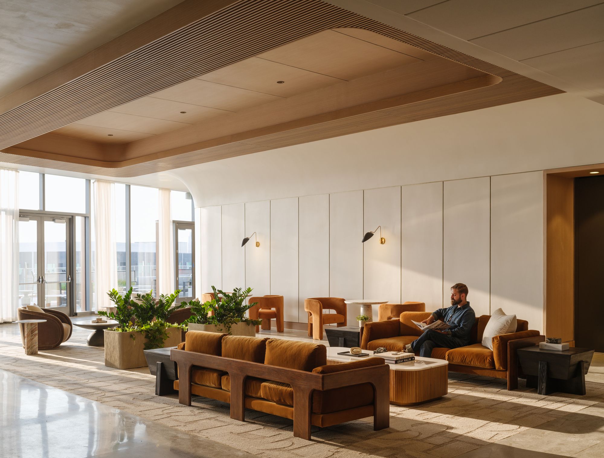 Лаунж зона офиса Convexity