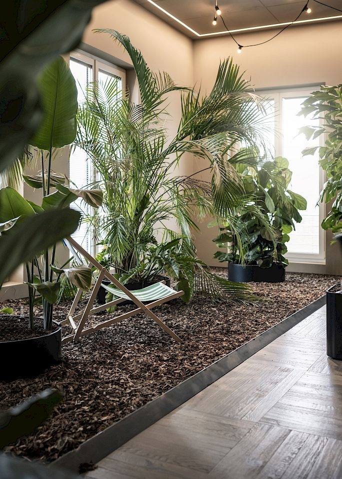 Летний сад в офисе ADDITIVE headquarters