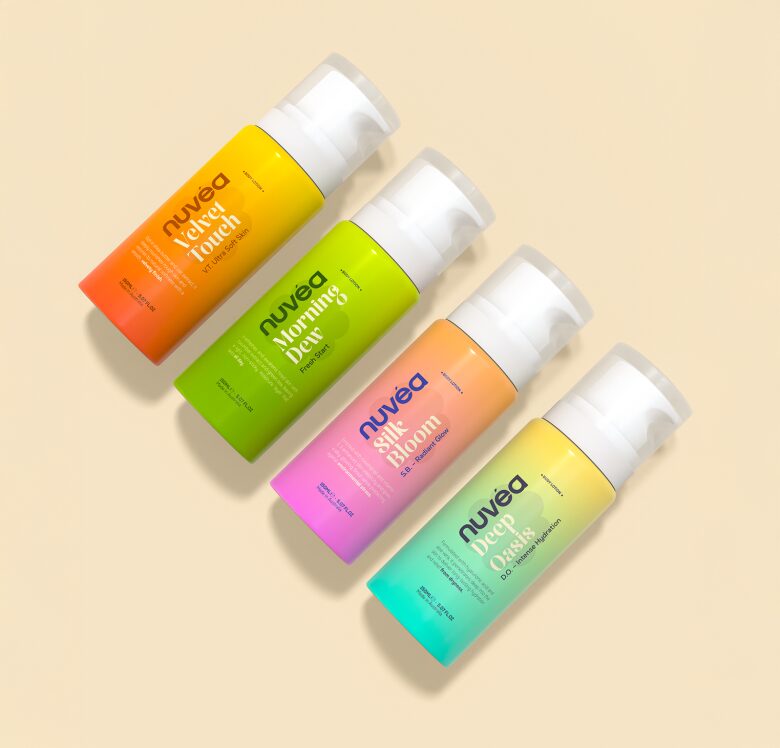 Лосьоны для тела Nuvéa в ярком дизайнерском оформлении
