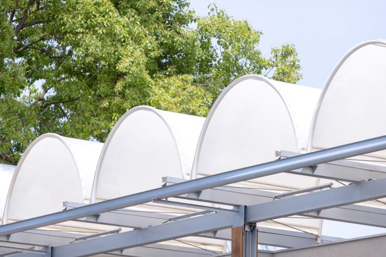 Модульный полукруглый навес рынка KOKO