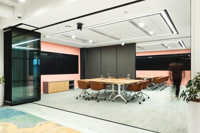 Переговорная комната с раздвижной перегородкой A Workplace in Perpetual Beta