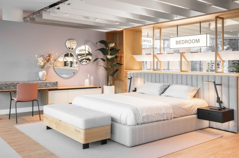 Пример спальной комнаты Häfele Romania Design Center and Offices