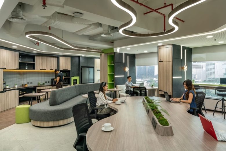 Рабочие фигурные столы Indika Nature Offices