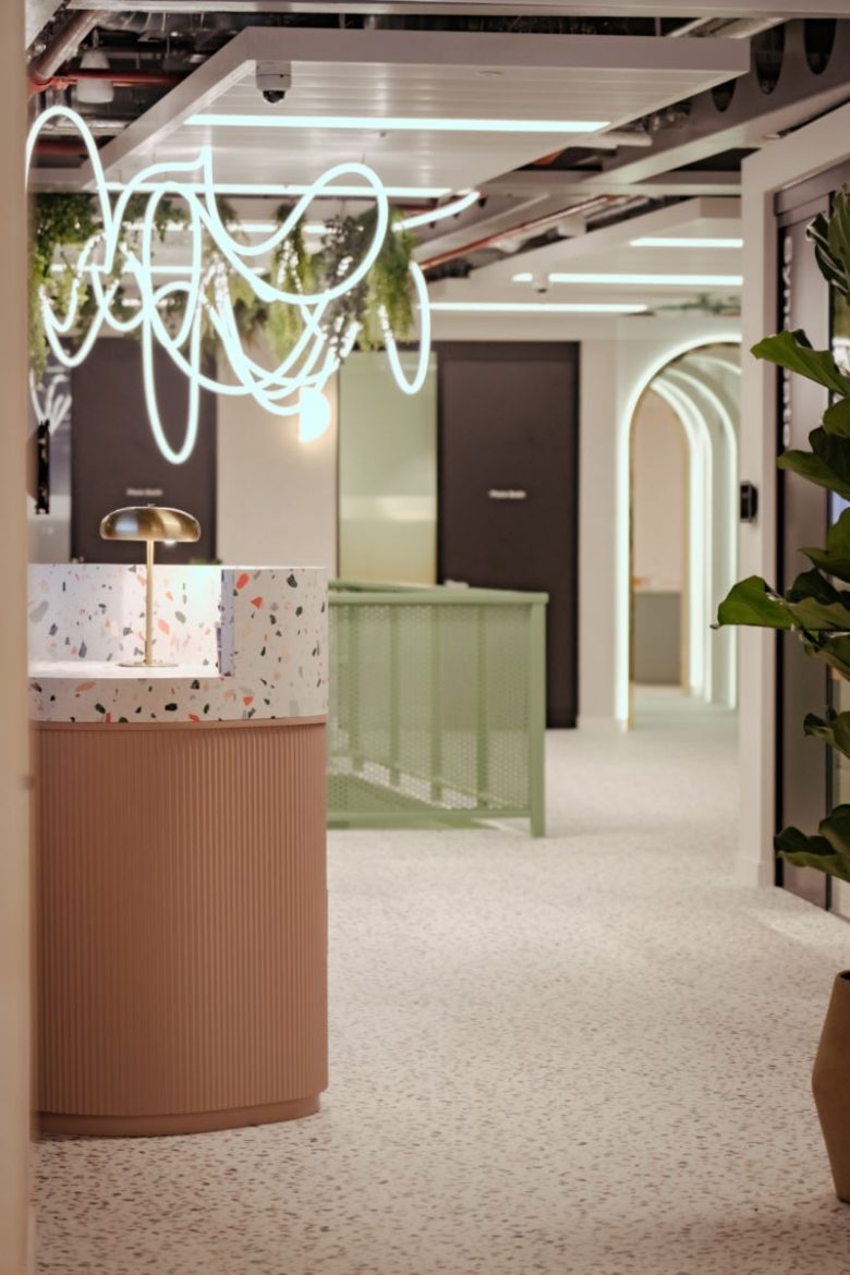 Ресепшн коворкинга Huckletree Bishopsgate