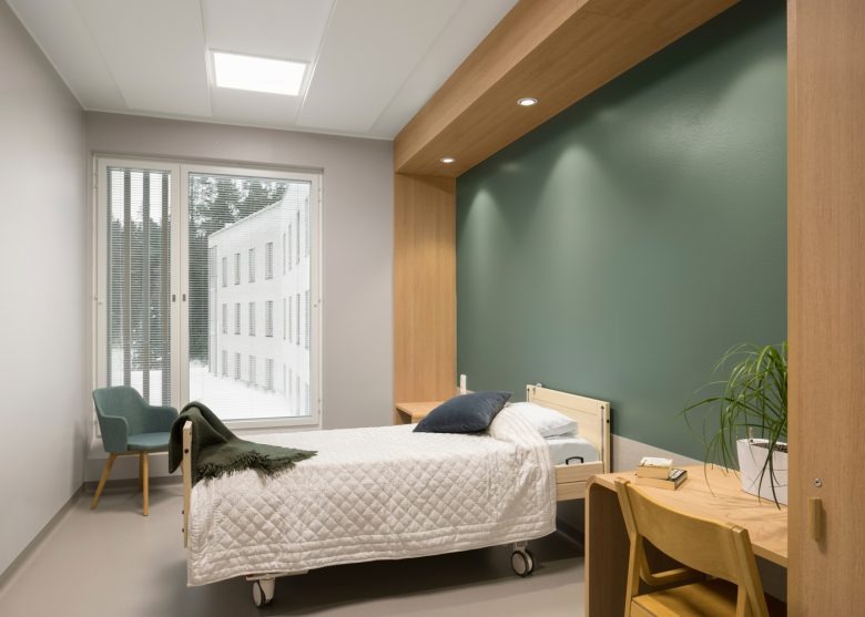 Комната с кроватью Tampere Psychiatric Clinic