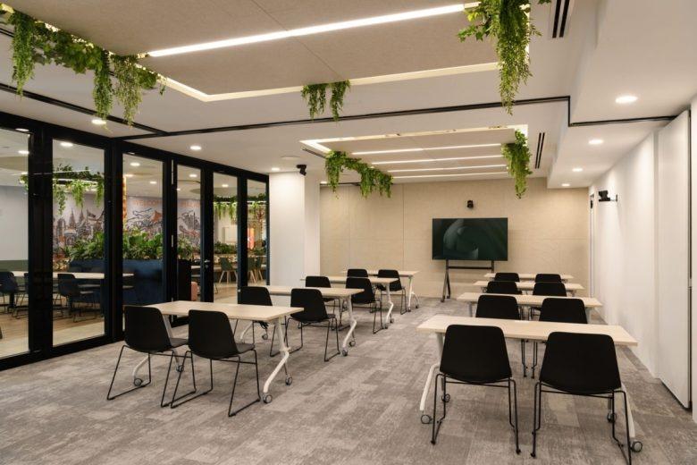 Учебная аудитория с проектором International pharmaceutical company offices