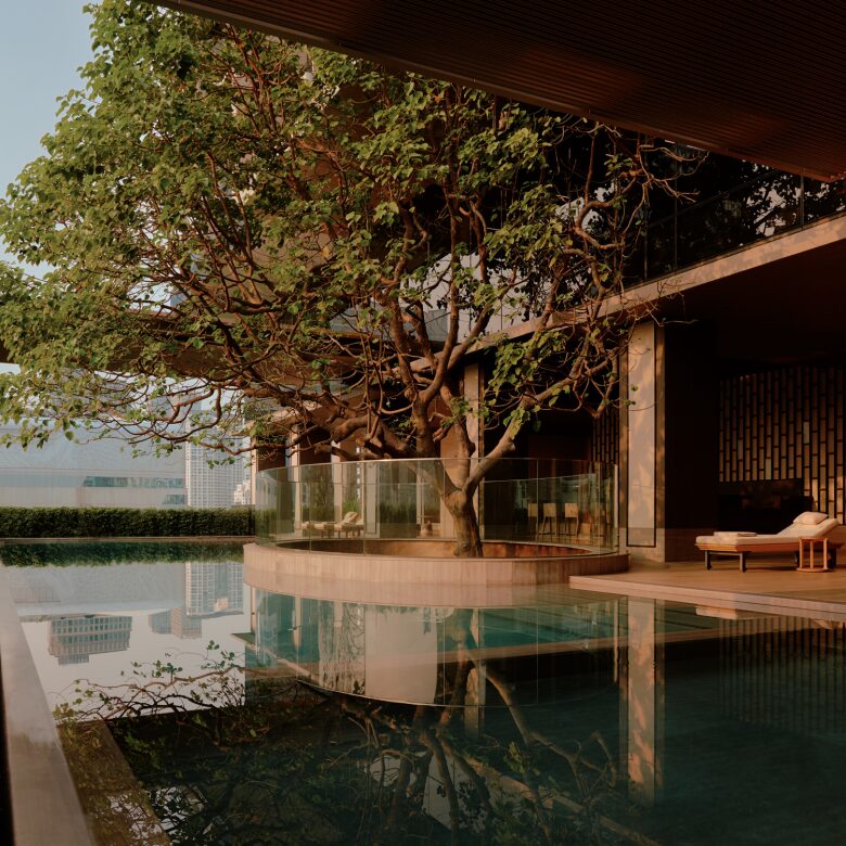 Зона бассейна Aman Nai Lert hotel