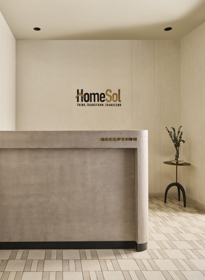 Зона ресепшн HomeSol