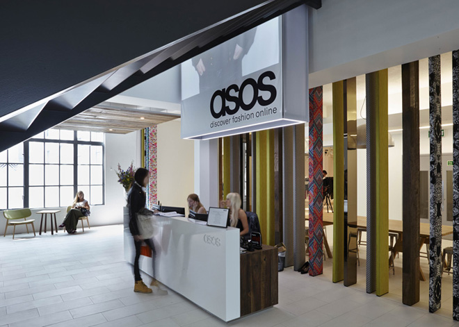 Здание штаб-квартиры компании «ASOS» в Лондоне