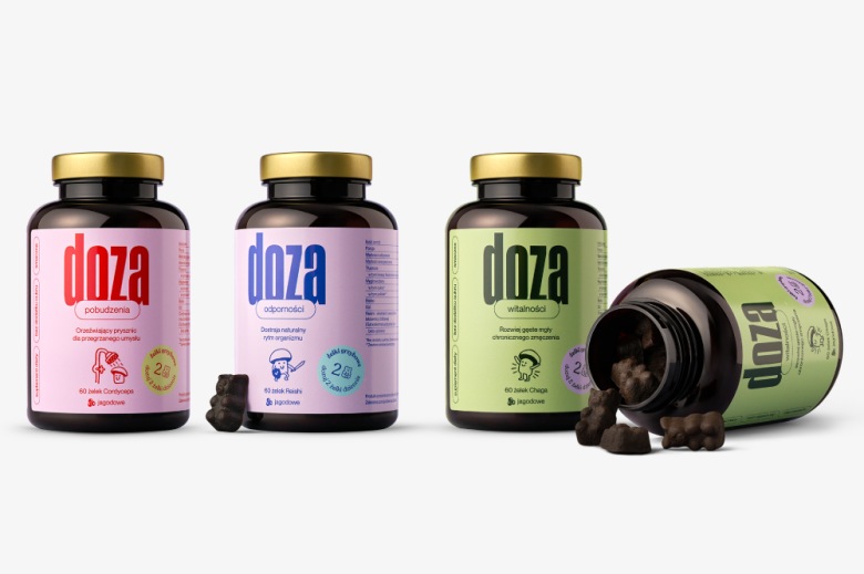 баночки с продукцией Doza