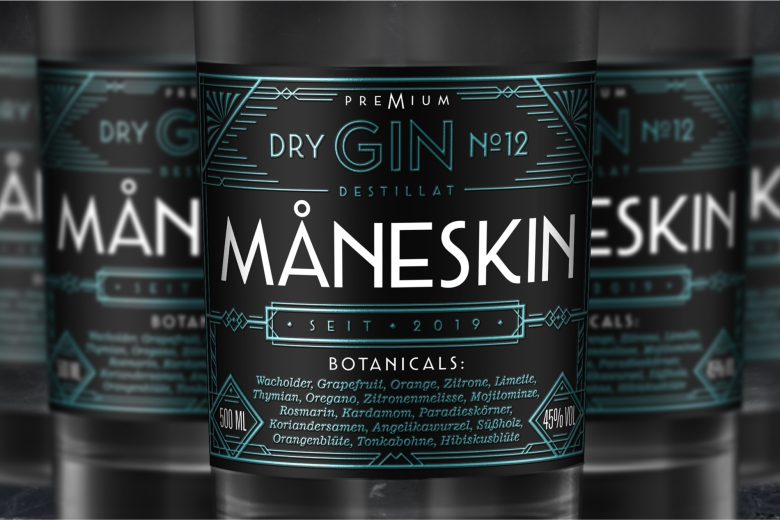 этикетка на флаконах Måneskin