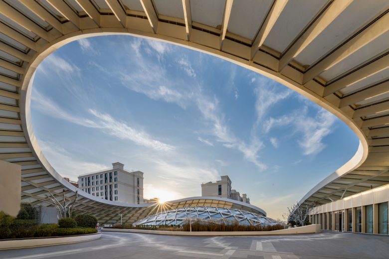 фигурный потолок Activity Center of Taikang Community Yan Garden