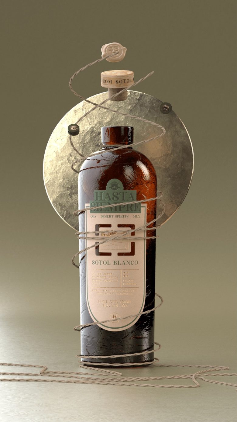 флакон Hasta Siempre инсталяция