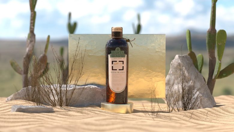 флакон на песке Hasta Siempre