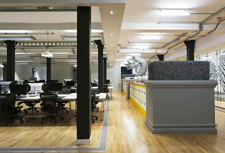 Стильный офис молодой компании, Лондон