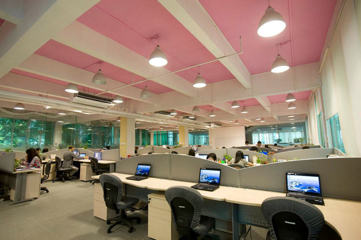 Эко-дизайн в стиле Goelia для современного офиса от дизайнерской студии Clifton Leung, Гуанчжоу, Китай