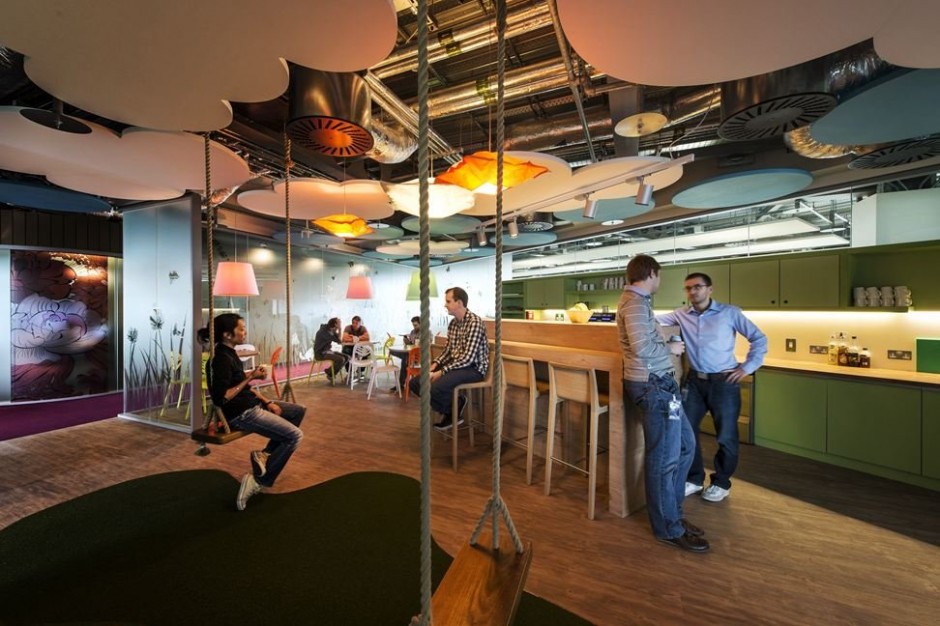 Креативный дизайн офиса Google в Дублине