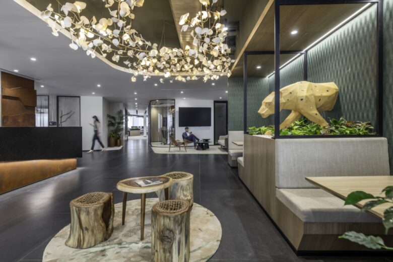 гостевая зона  Russell Reynolds Associates в Лондоне