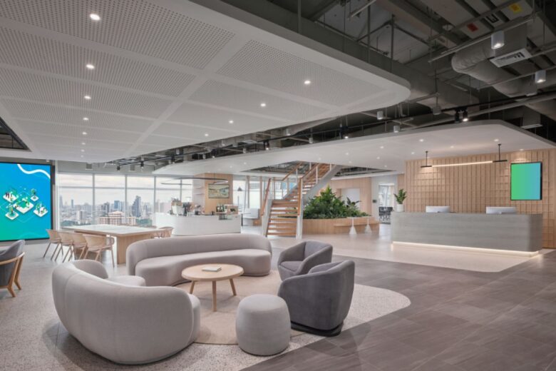 холл LINE MAN Wongnai Offices