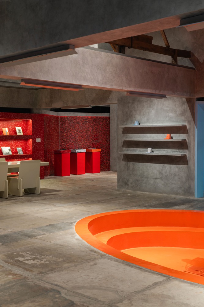 интерьер стены Space Available Jakarta Community Center