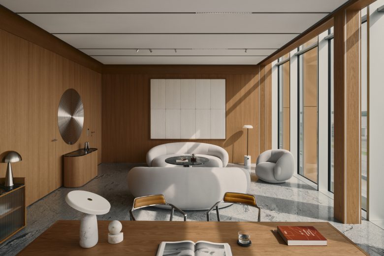 кабинет с лаунч-зоной Pracownia – The Workshop