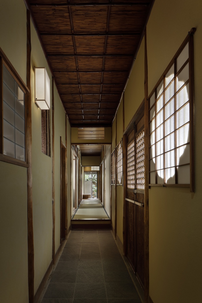 коридор вдоль номеров Hotel VMG Villa Kyoto