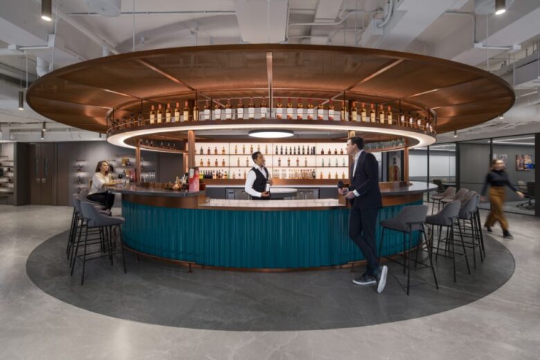 круглая барная стойка Edrington Offices