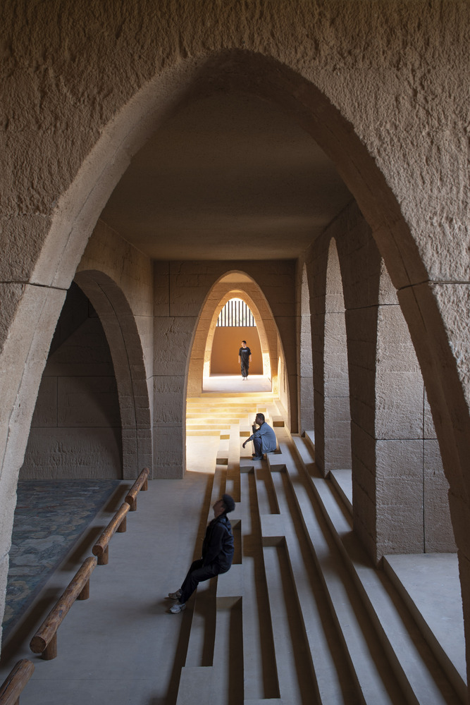 лестница фигурная для отдыха Revitalization of The Relic Site of Yongle Palace