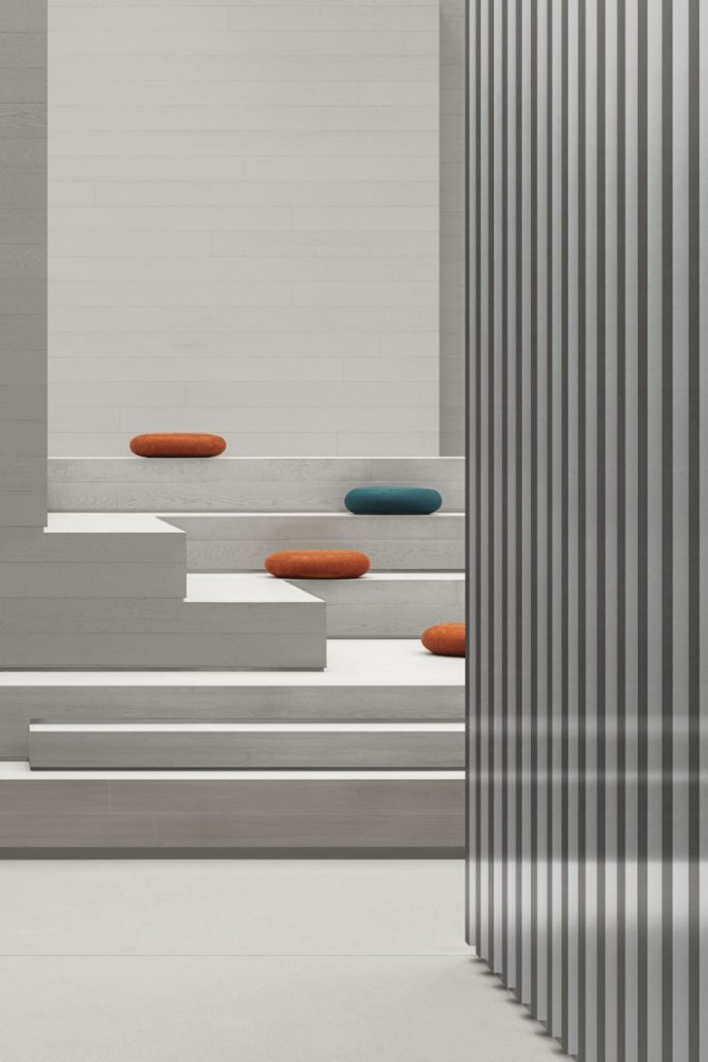 лестница с мягкими подушками Max Show Office вид сбоку