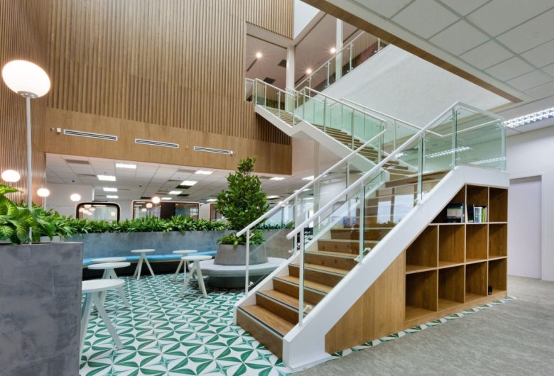 лестница со второго этажа Ørsted Offices