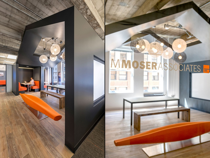 Необычный дизайн офиса компании M Moser Associates в Сан-Франциско