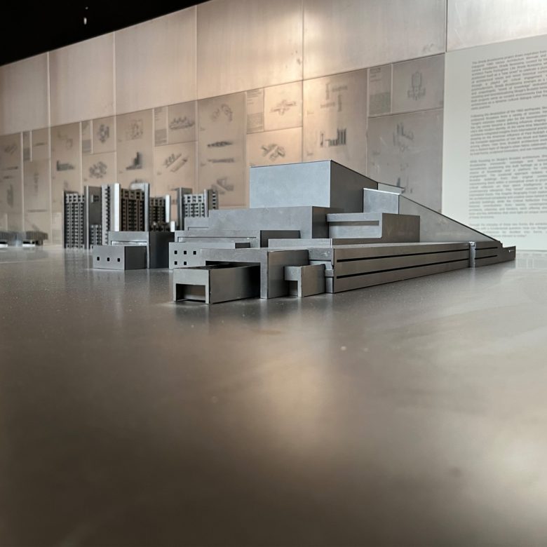 макеты строений North Macedonia Pavilion 2025 вид сбоку