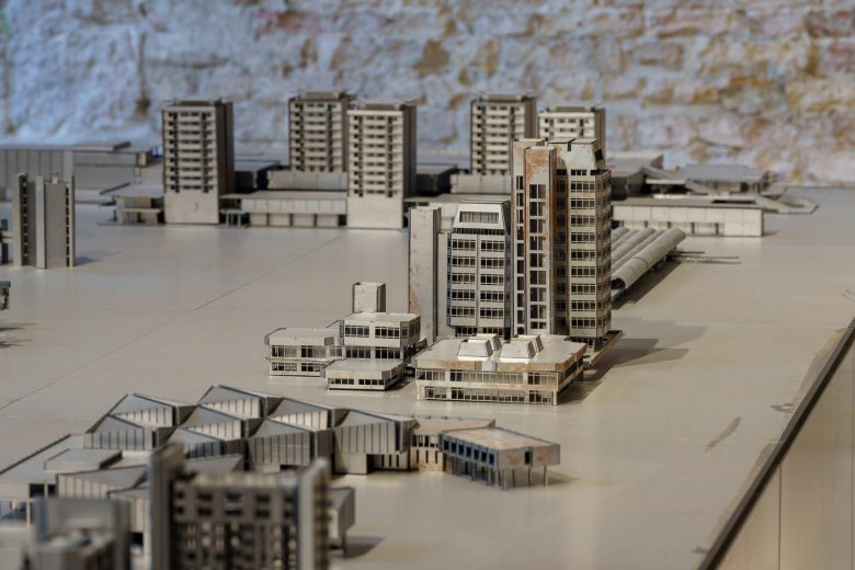 модели района с домами North Macedonia Pavilion 2025