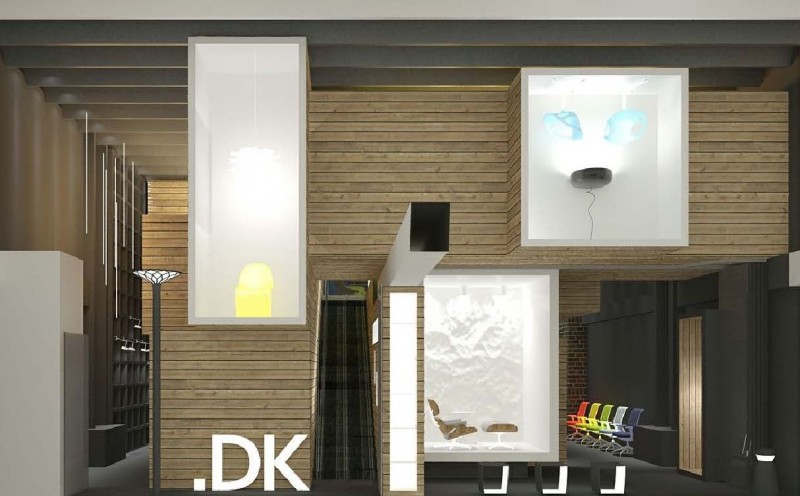Интерьер офиса студи дизайна DK Project