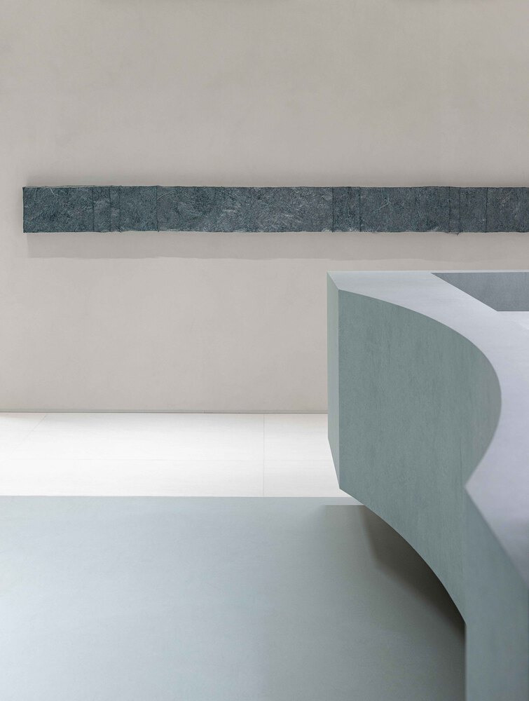 оформление стены Hearts Hannam Hair Salon