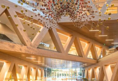 основной зал люстра Claremont McKenna College