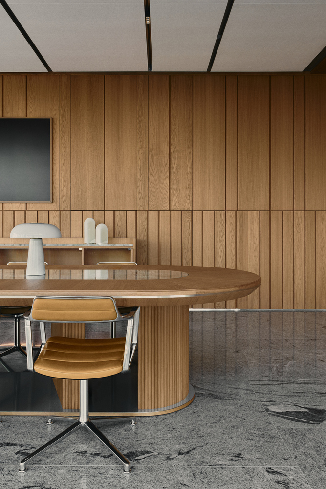 овальный стол с мягкими креслами Pracownia – The Workshop