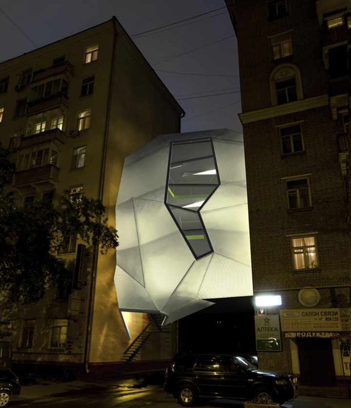 Необыкновенный офис-паразит от za bor architects, Москва
