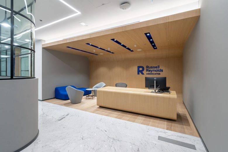 ресепшн Russell Reynolds Associates в Лондоне