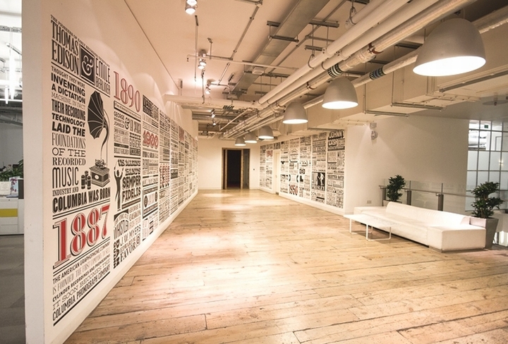 Офис Sony Music Timeline в Лондоне, Англия