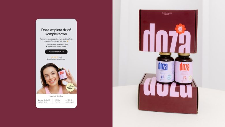 стенд с баночками Doza