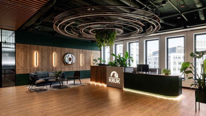 входная зона ресепшн KRUK