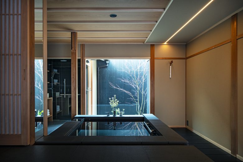 вид на туалетную комнату ANJIN Gosho Ebisugawa