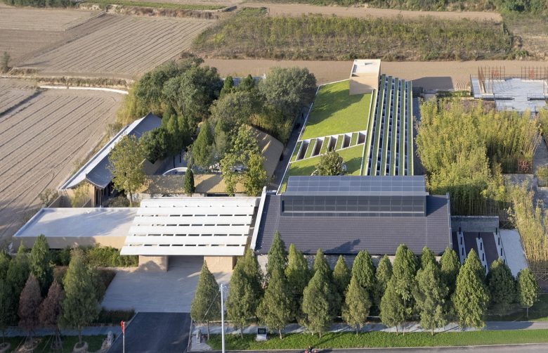 вид на все строения Revitalization of The Relic Site of Yongle Palace сверху