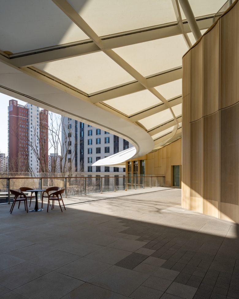 вид с террасы Activity Center of Taikang Community Yan Garden